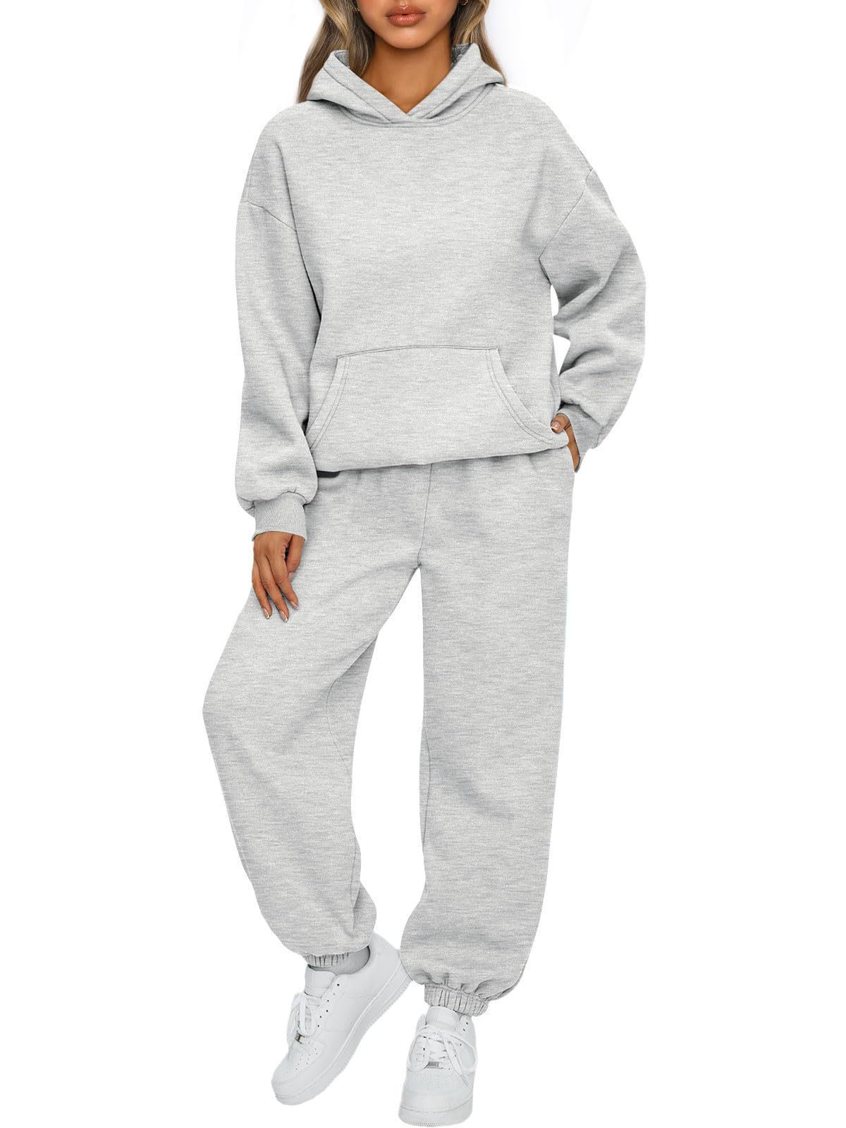 Two-piece Casual Hoodie Sportswear Trousers Suit