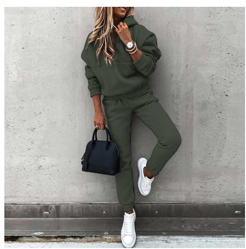 Hooded Sweatshirt Sport Set