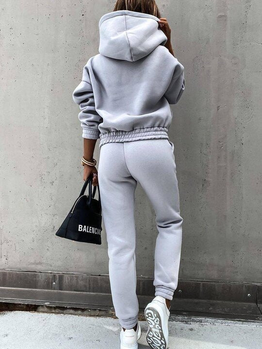 Hooded Sweatshirt Sport Set