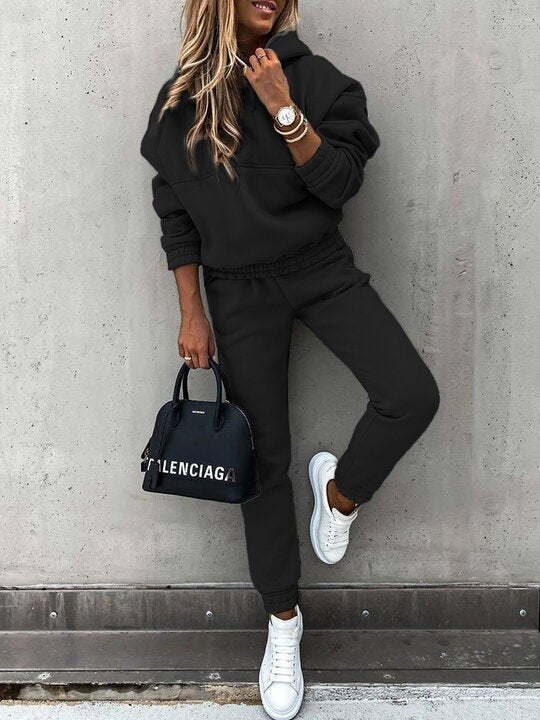 Hooded Sweatshirt Sport Set