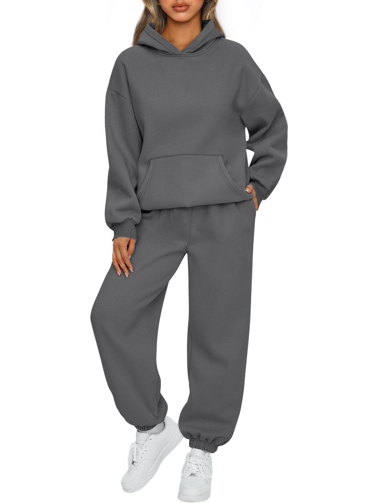 Two-piece Casual Hoodie Sportswear Trousers Suit