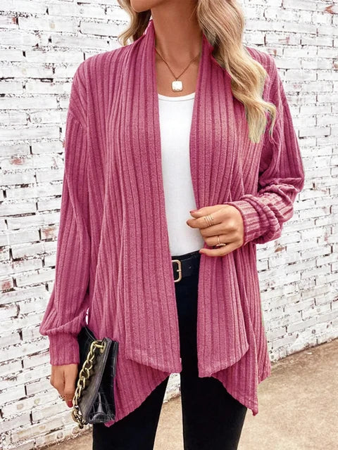 Losse lange mouw cardigan