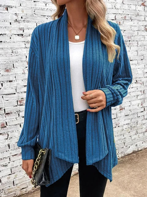 Losse lange mouw cardigan