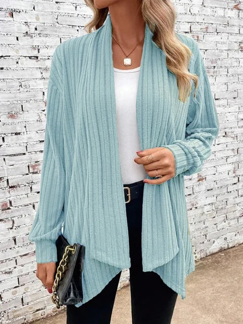 Losse lange mouw cardigan