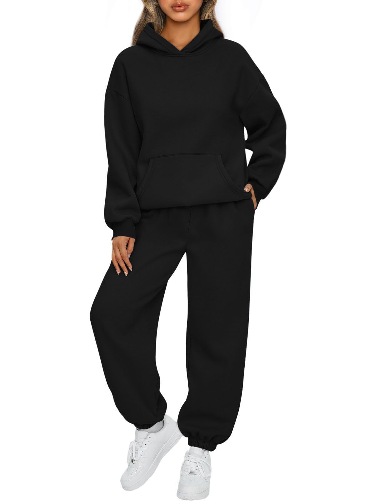 Two-piece Casual Hoodie Sportswear Trousers Suit