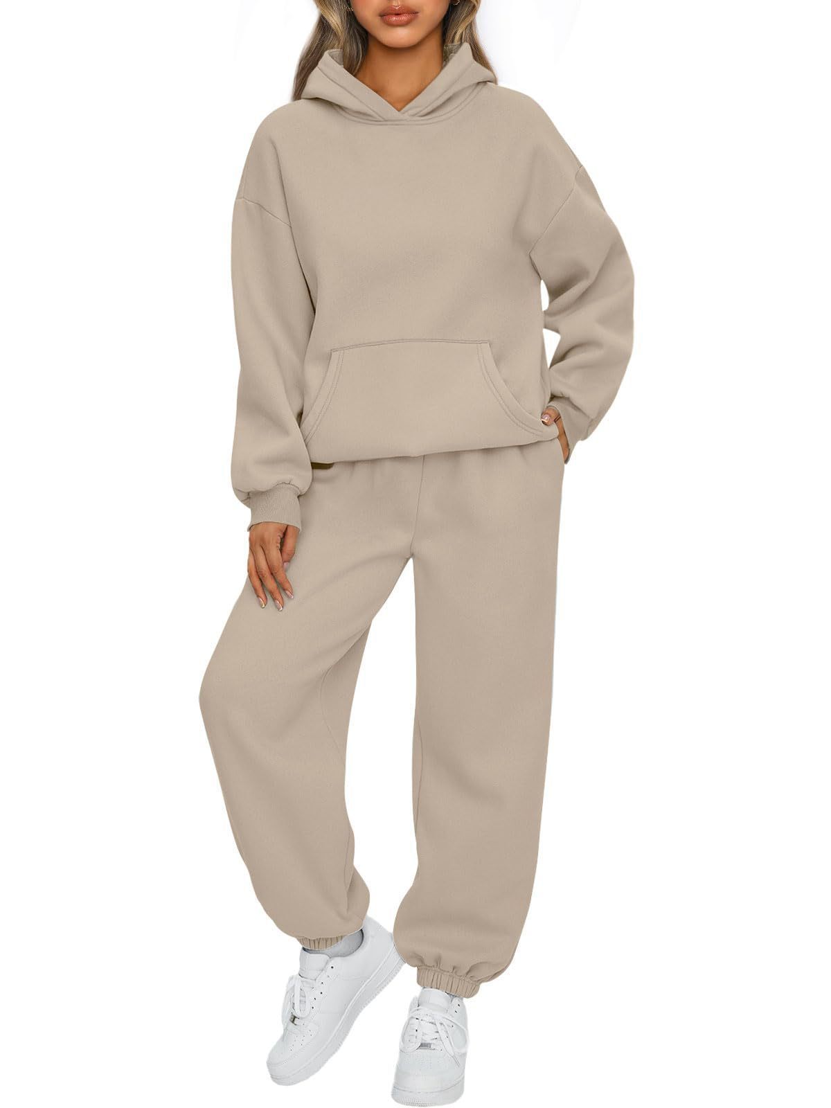 Two-piece Casual Hoodie Sportswear Trousers Suit