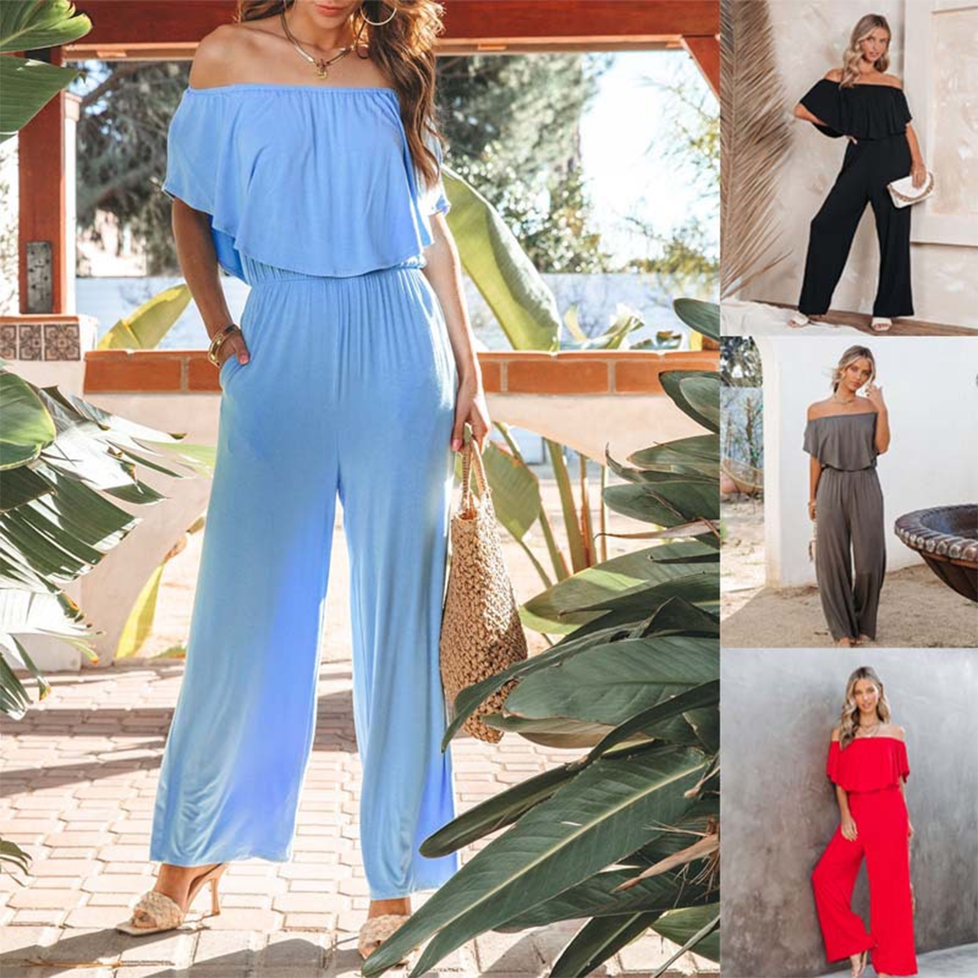 Catriona - Elegante Off-Shoulder Jumpsuit