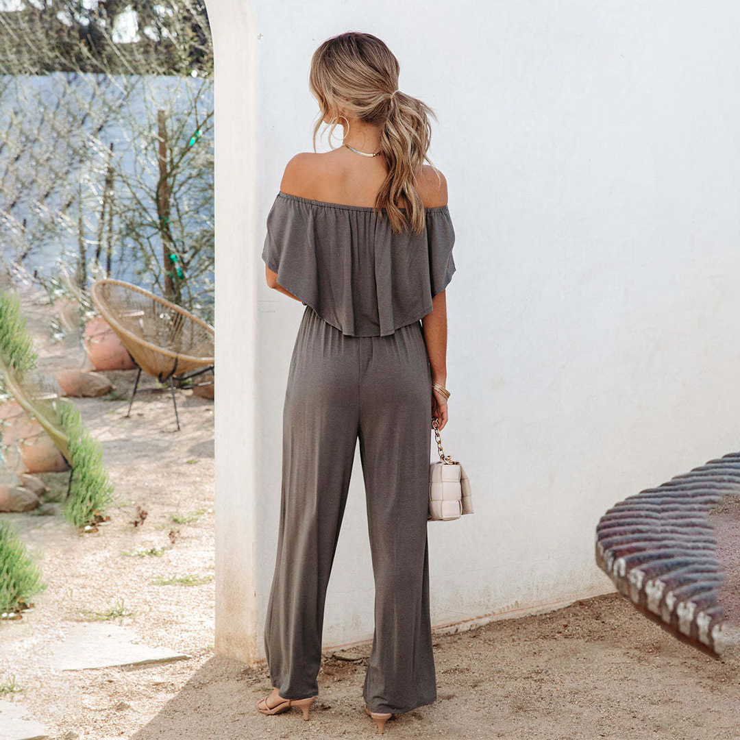 Catriona - Elegante Off-Shoulder Jumpsuit