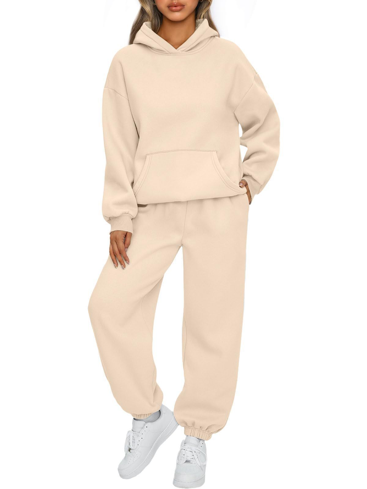 Two-piece Casual Hoodie Sportswear Trousers Suit