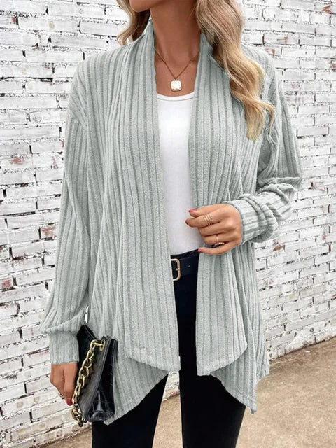 Losse lange mouw cardigan