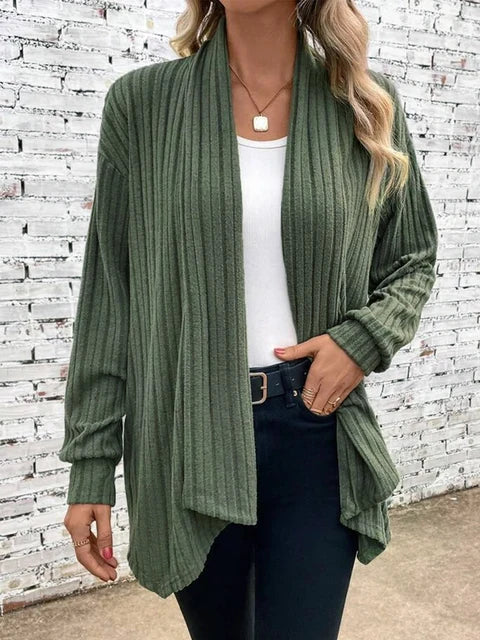 Losse lange mouw cardigan